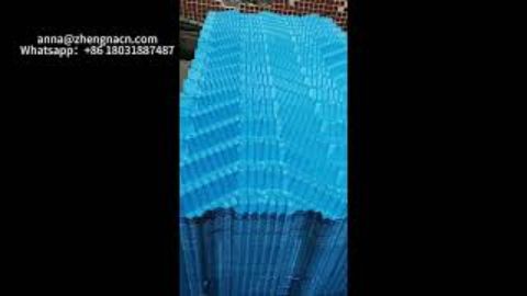 S Wave PVC Filling Cooling Tower Counterflow Film Fill
